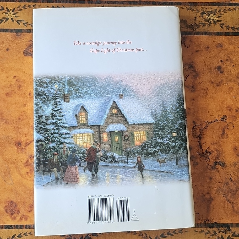 2006 Thomas Kinkade White, Blue & Red Holiday Cottage Book Cover - Picture 2 of 3